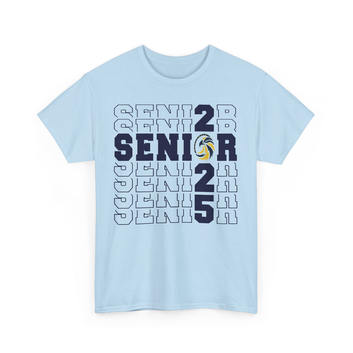 Seniors Cross Stacked c/o 2025 - Gildan Unisex Heavy Cotton Tee