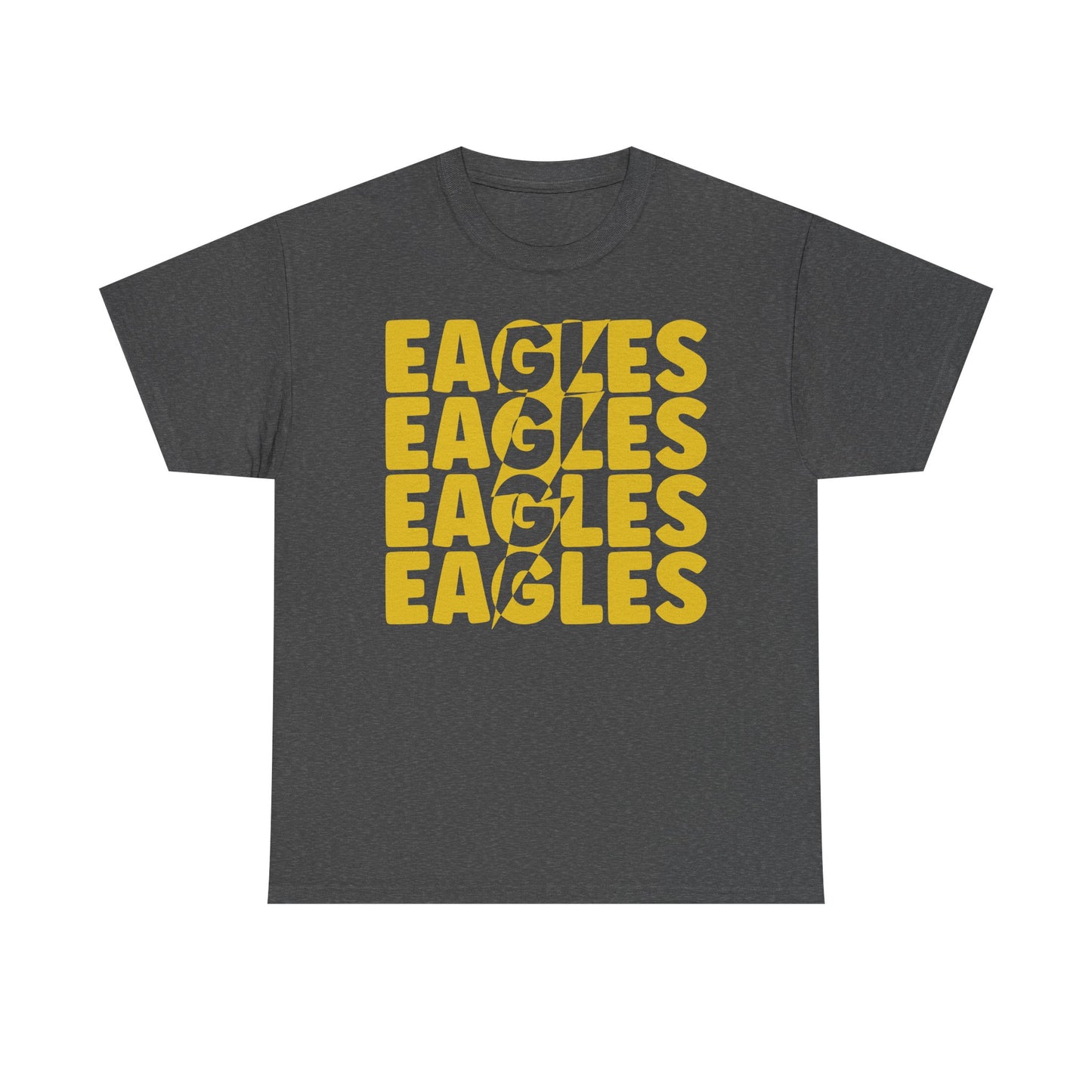 Lightning Bolt Eagles -  Gildan Unisex Heavy Cotton Tee