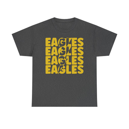 Lightning Bolt Eagles -  Gildan Unisex Heavy Cotton Tee