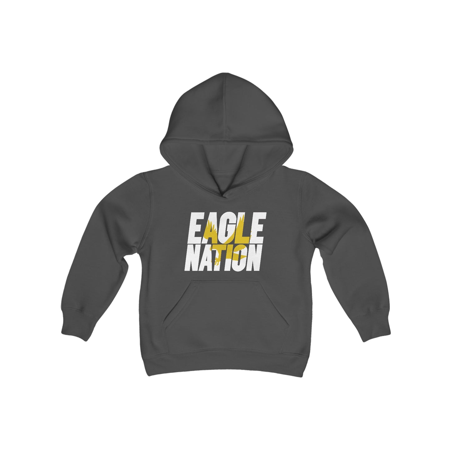 Eagle Nation - Gildan Youth Heavy Blend Hooded Sweatshirt