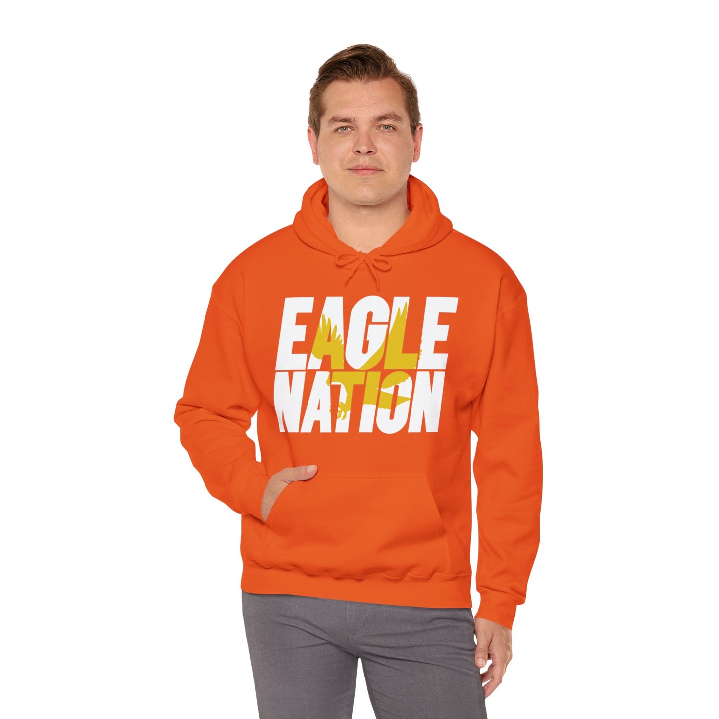 Eagle Nation - Gildan Unisex Heavy Blend™ Hooded Sweatshirt