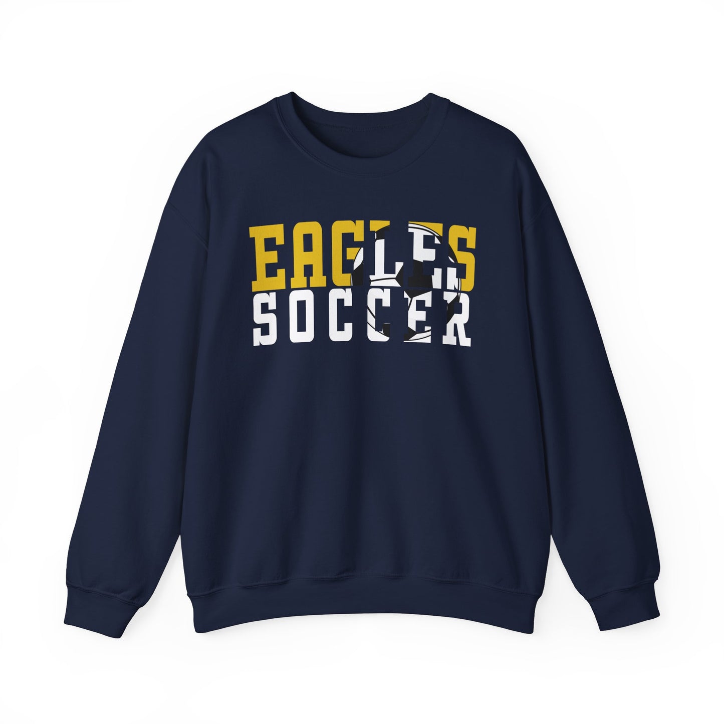 Soccer Cutout - Gildan Unisex Heavy Blend™ Crewneck Sweatshirt