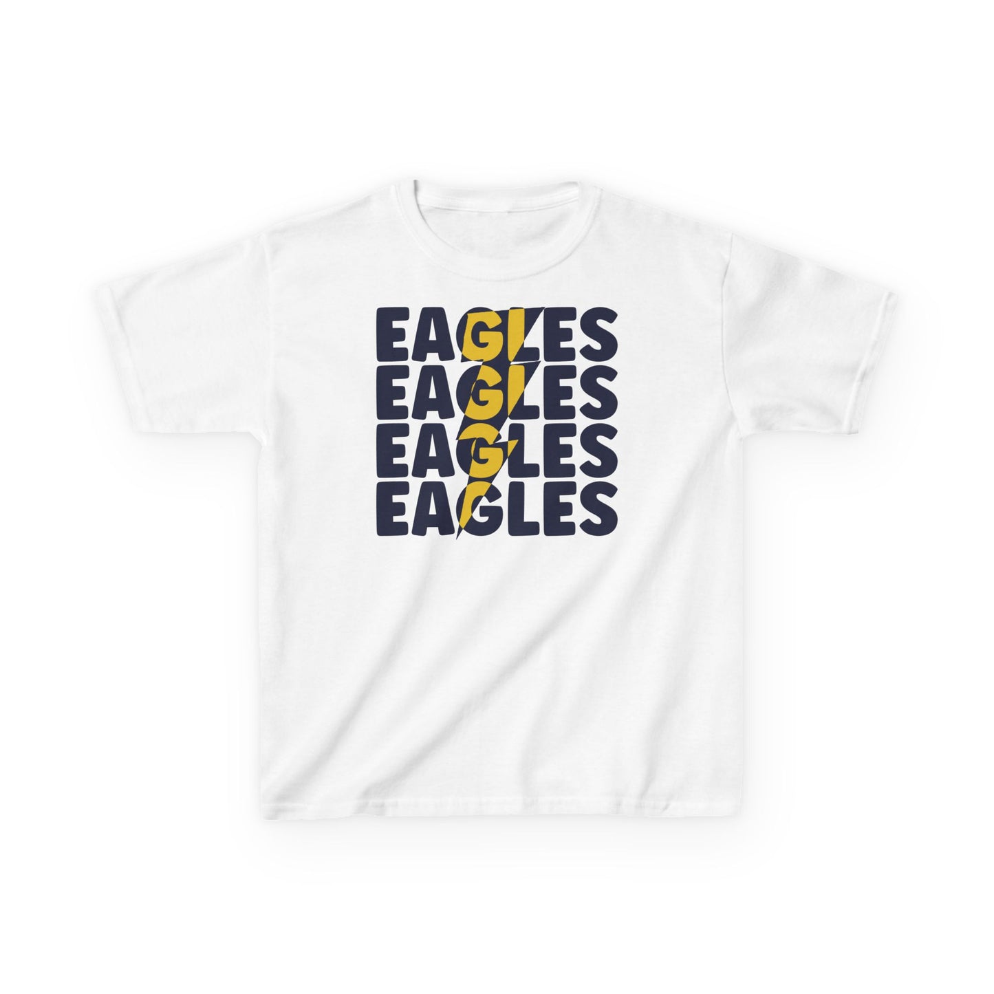 Lightning Bolt Eagle - Gildan Kids Heavy Cotton™ Tee