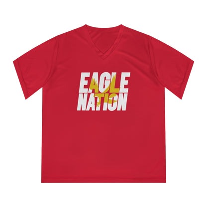 Eagle Nation - Team 365 Women's Performance V-Neck T-Shirt