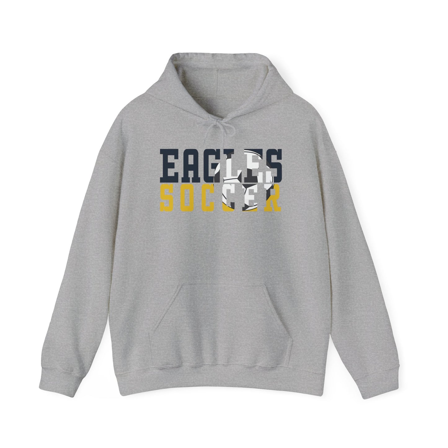 Soccer Cutout - Gildan Unisex Heavy Blend™ Hooded Sweatshirt