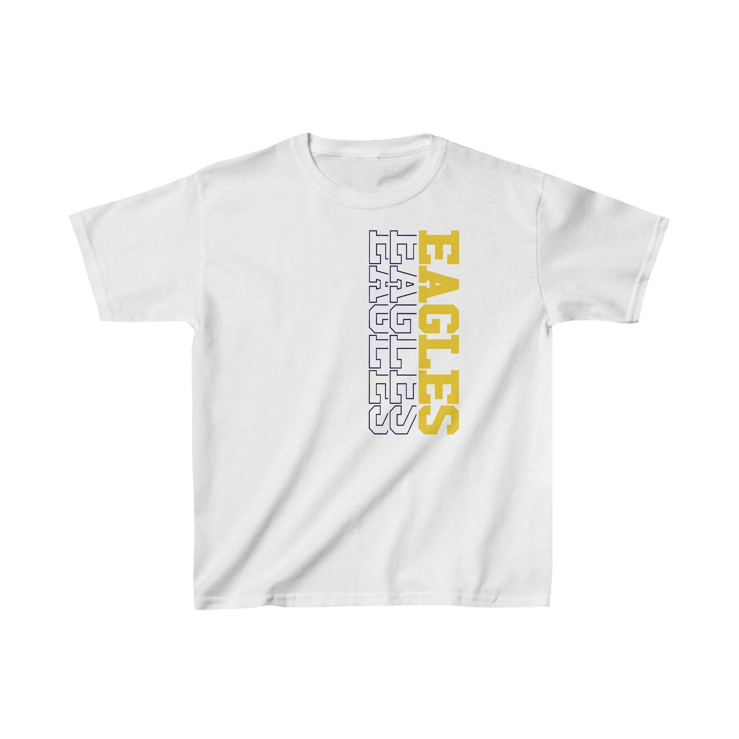 Sideways Eagle - Gildan Kids Heavy Cotton™ Tee