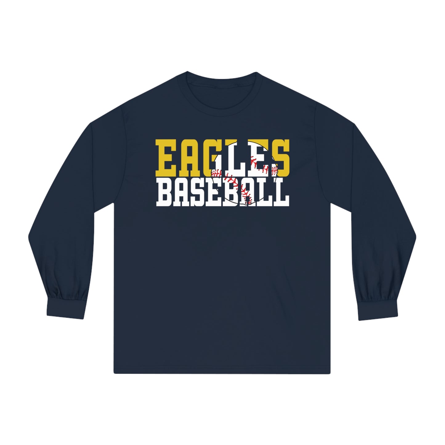 Baseball Cutout - American Apparel Unisex Classic Long Sleeve T-Shirt