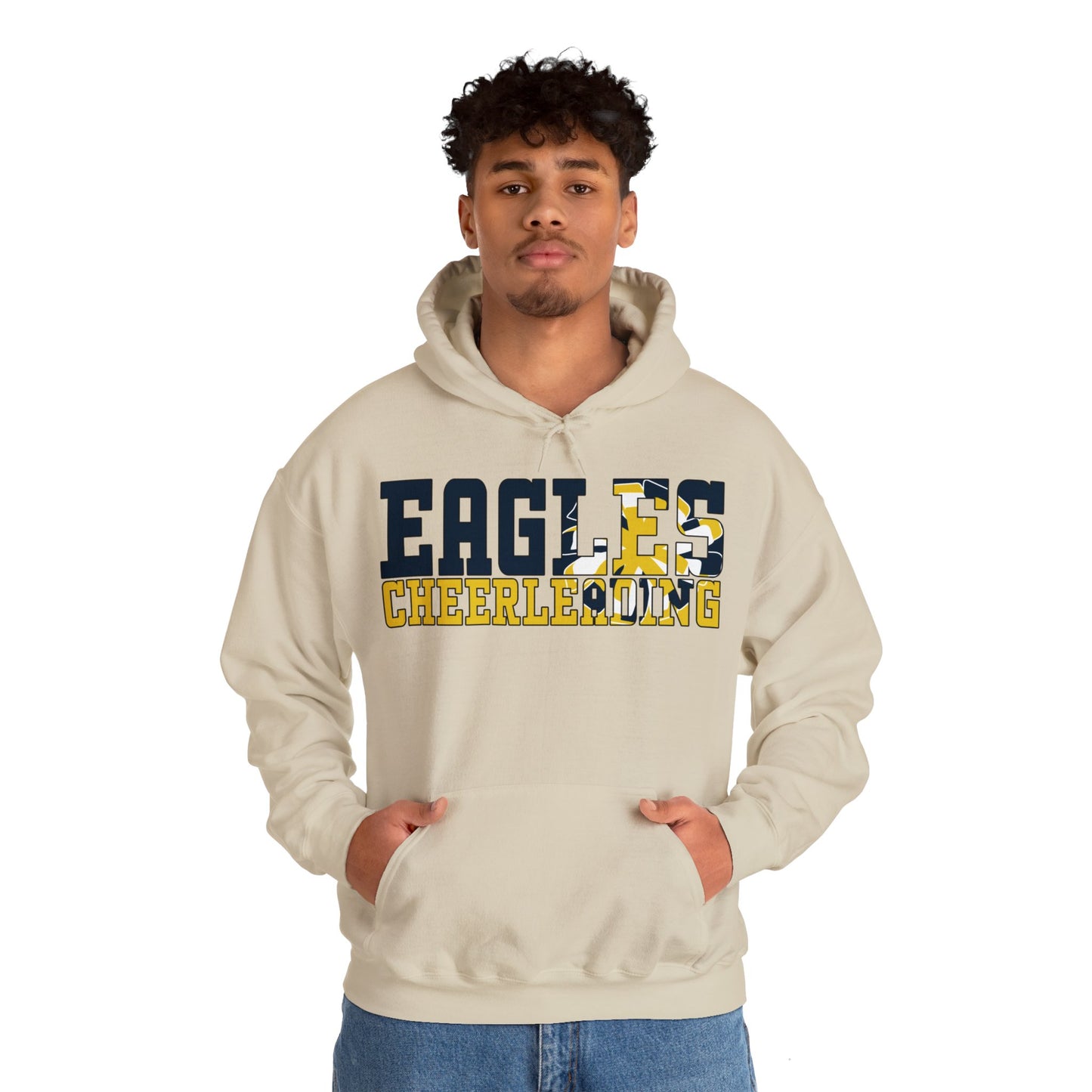 Cheerleading Cutout - Gildan Unisex Heavy Blend™ Hooded Sweatshirt