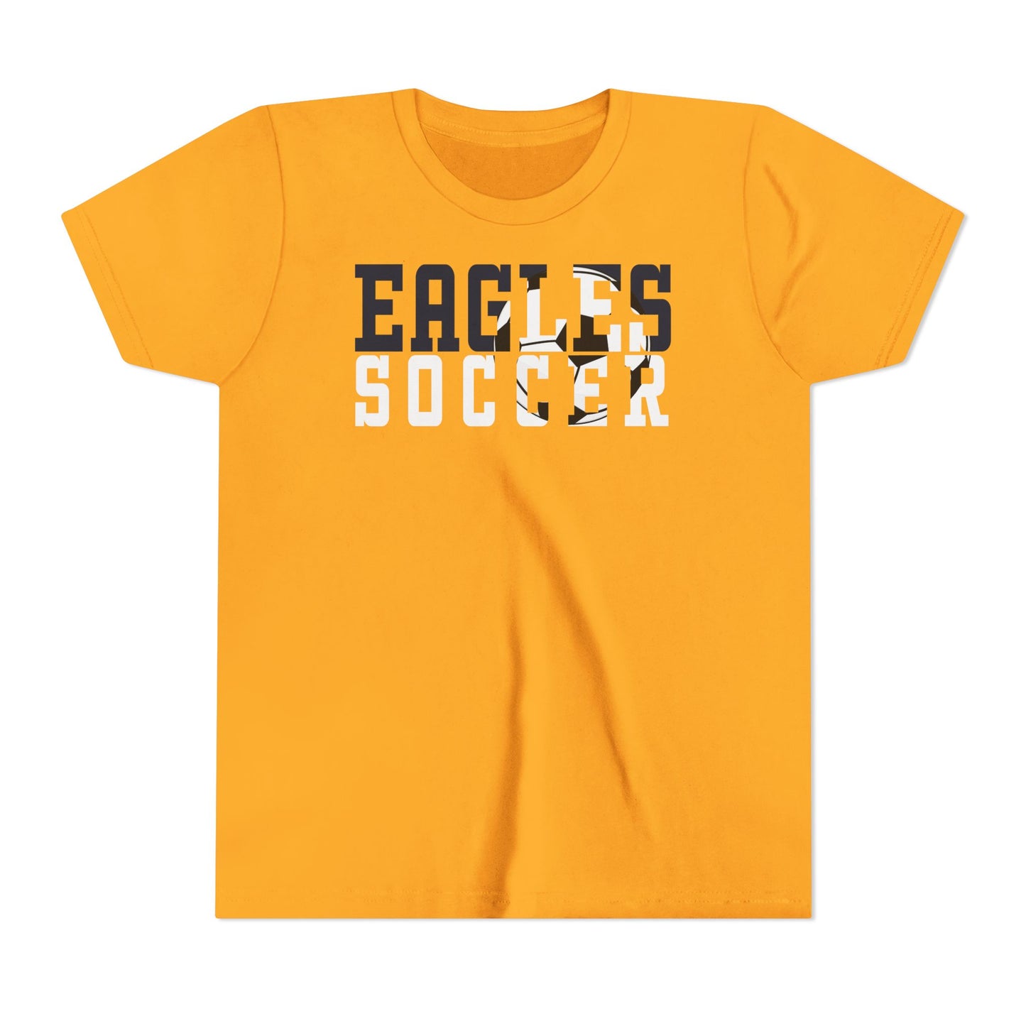 Soccer Cutout - Bella+Canva Youth Short Sleeve Tee