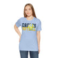 Softball Cutout - Bella+Canva Unisex Jersey Short Sleeve Tee