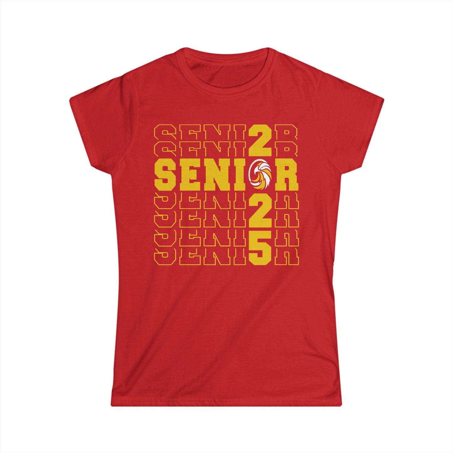 Seniors Cross Stacked - Gildan Women's Softstyle Tee