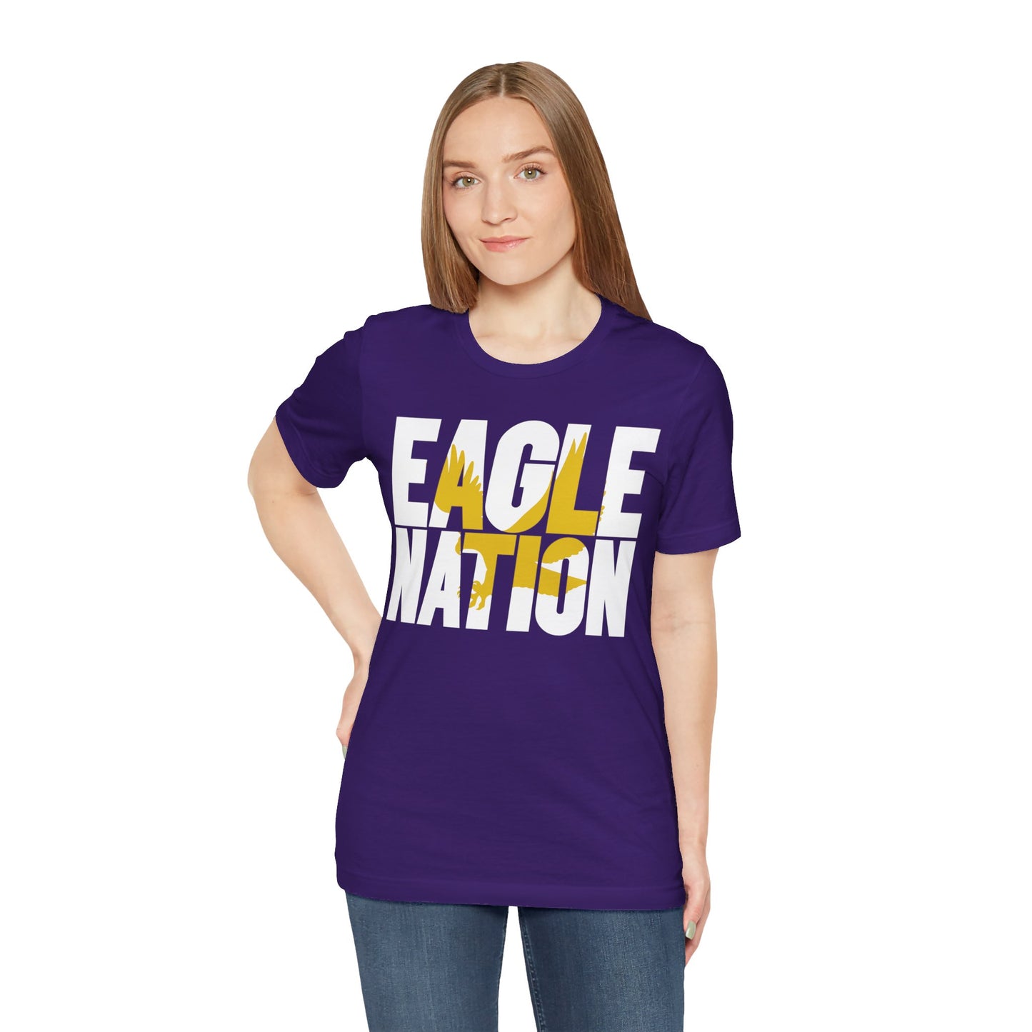 Eagle Nation - Bella+Canva Unisex Jersey Short Sleeve Tee