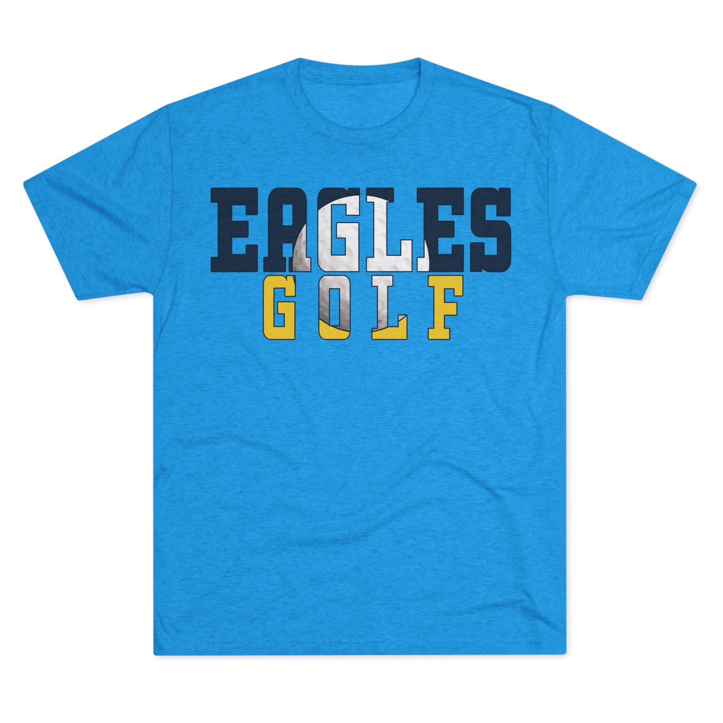 Golf Cutout - Next Level Unisex Tri-Blend Crew Tee