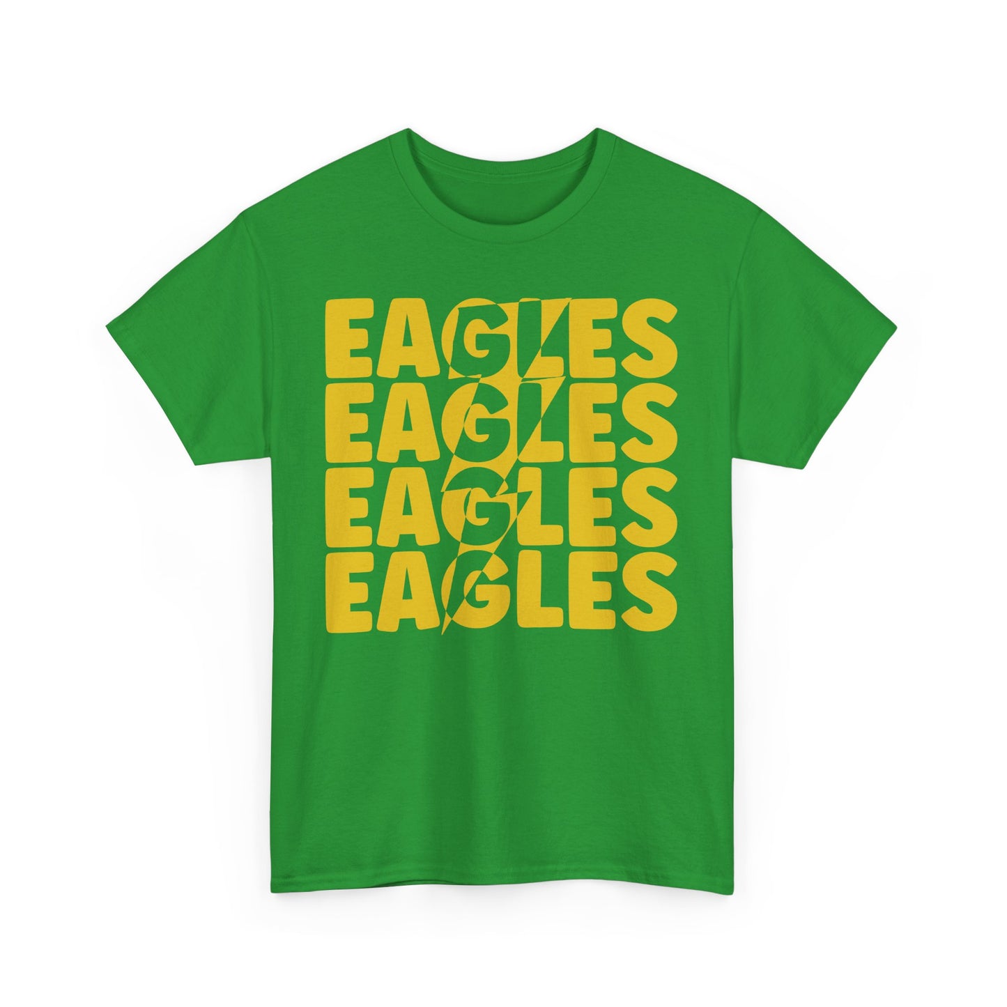 Lightning Bolt Eagles -  Gildan Unisex Heavy Cotton Tee