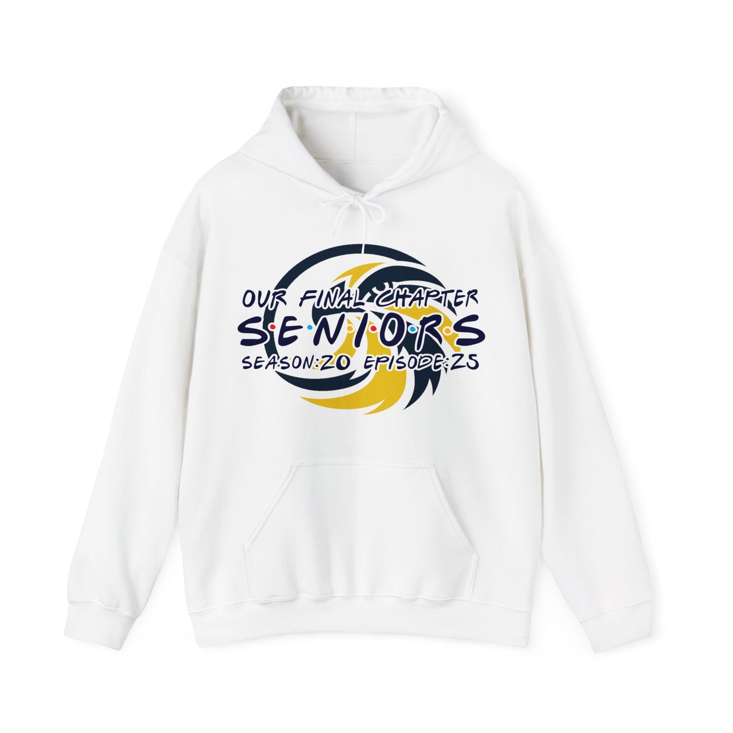 S.E.N.I.O.R.S. c/o 2025 - Gildan Unisex Heavy Blend™ Hooded Sweatshirt