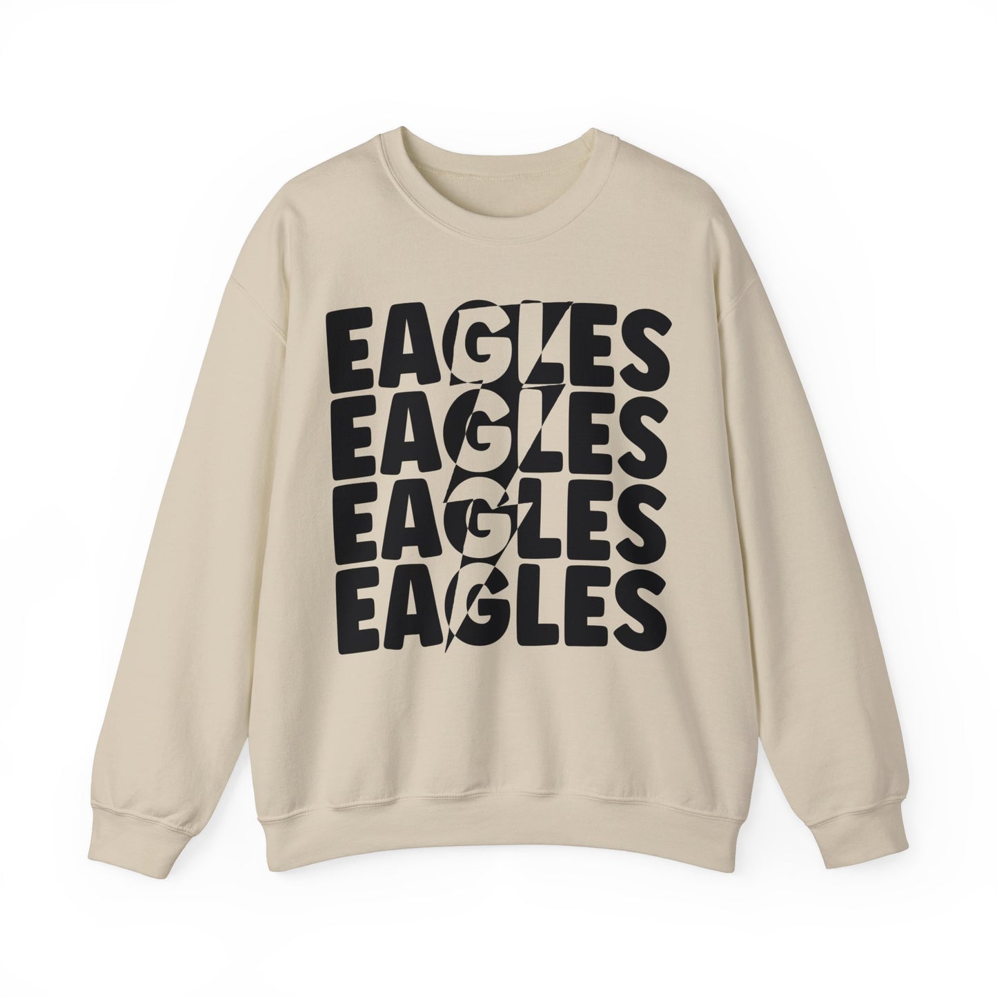 Lightning Bolt Eagle - Gildan Unisex Heavy Blend™ Crewneck Sweatshirt