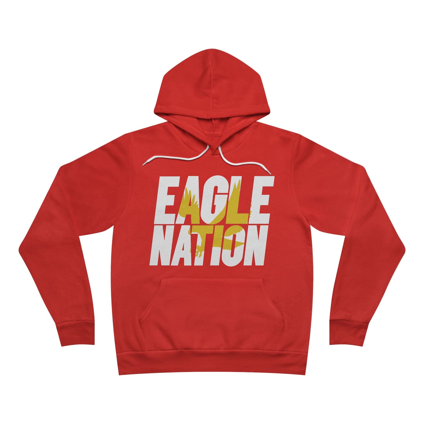 Eagle Nation - Bella+Canva Unisex Sponge Fleece Pullover Hoodie