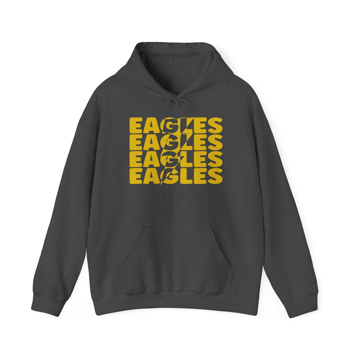 Lightning Bolt Eagles - Gildan Unisex Heavy Blend™ Hooded Sweatshirt