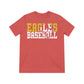 Baseball Cutout - Bella+Canva Unisex Triblend Tee