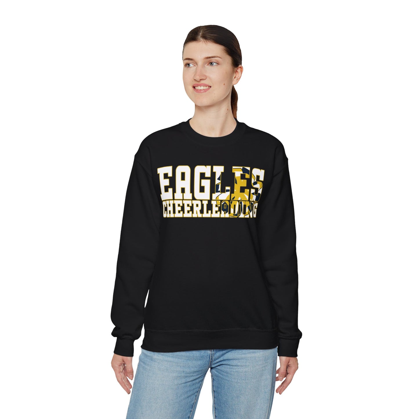 Cheerleading Cutout - Gildan Unisex Heavy Blend™ Crewneck Sweatshirt