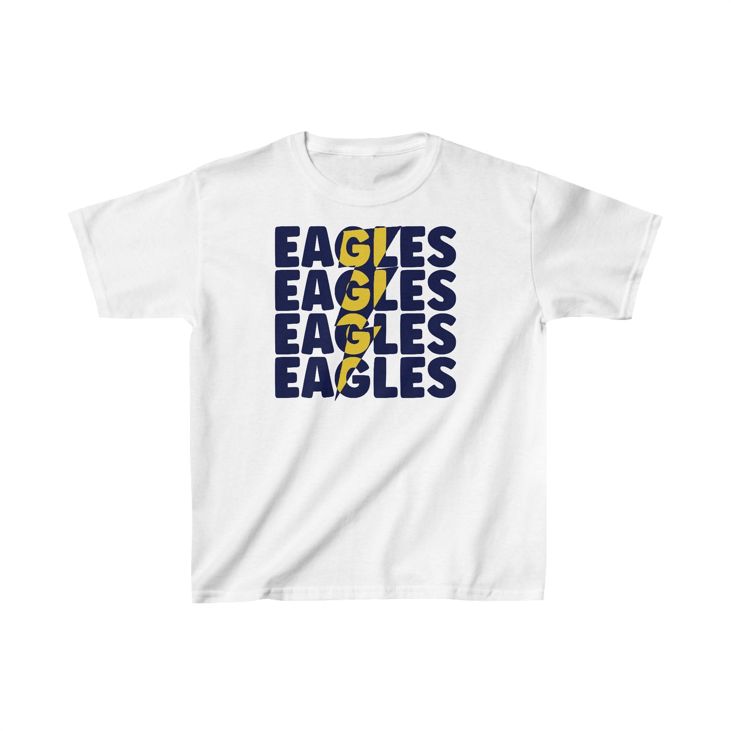 Lightning Bolt Eagle - Gildan Kids Heavy Cotton™ Tee