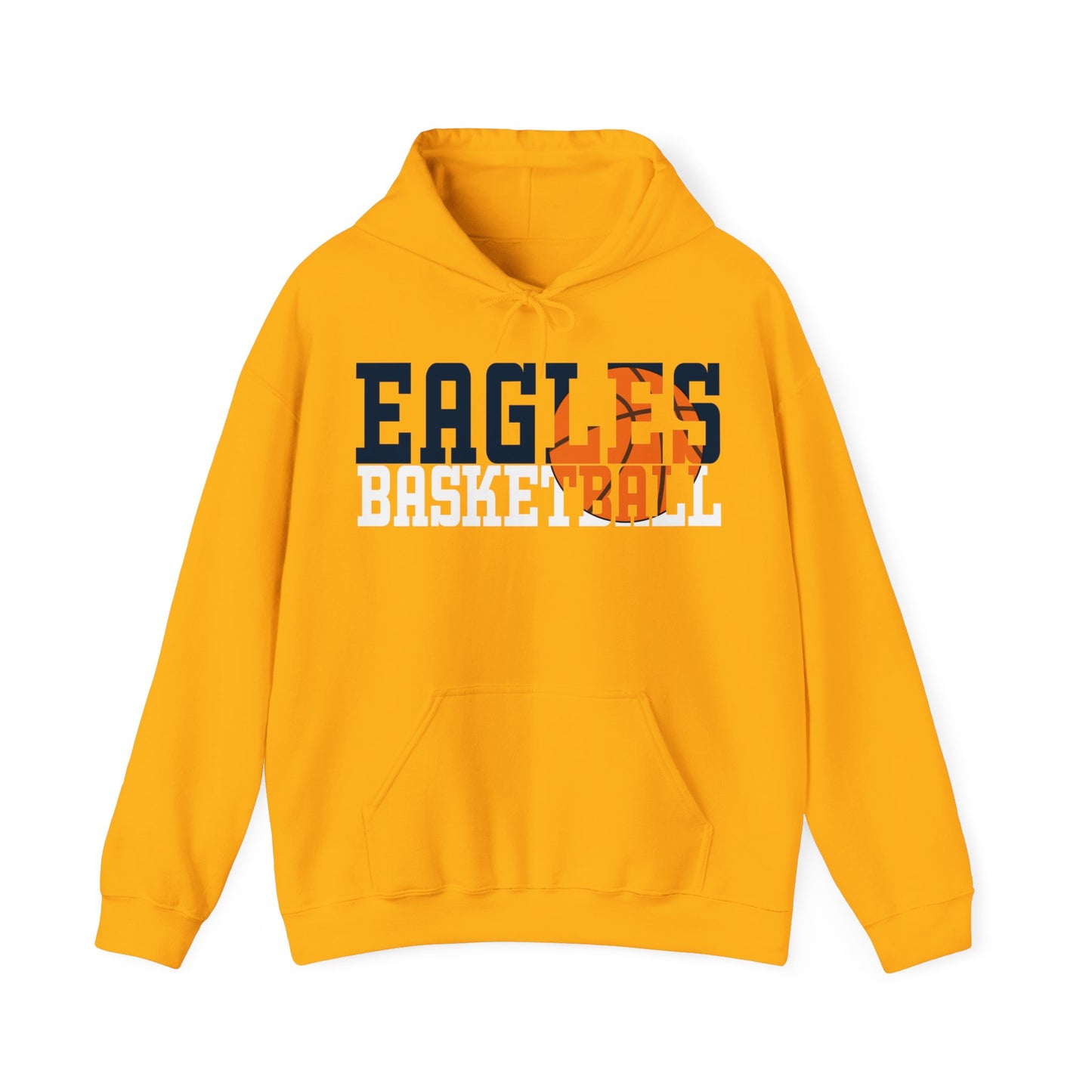 Basketball Cutout - Gildan Unisex Heavy Blend™ Hooded Sweatshirt