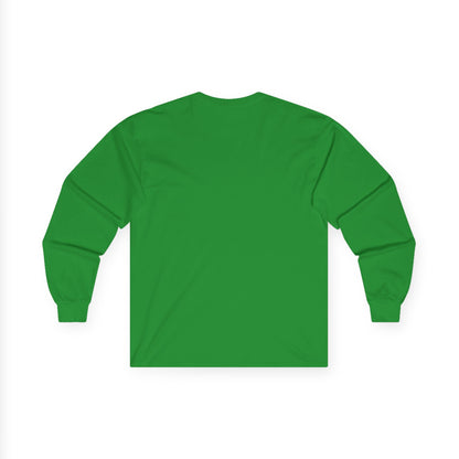 Baseball Cutout - Gildan Ultra Cotton Long Sleeve Tee