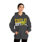 Softball Cutout - Gildan Unisex Heavy Blend™ Hooded Sweatshirt