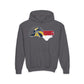 Made in NC - Gildan Youth Heavy Blend Hooded Sweatshirt