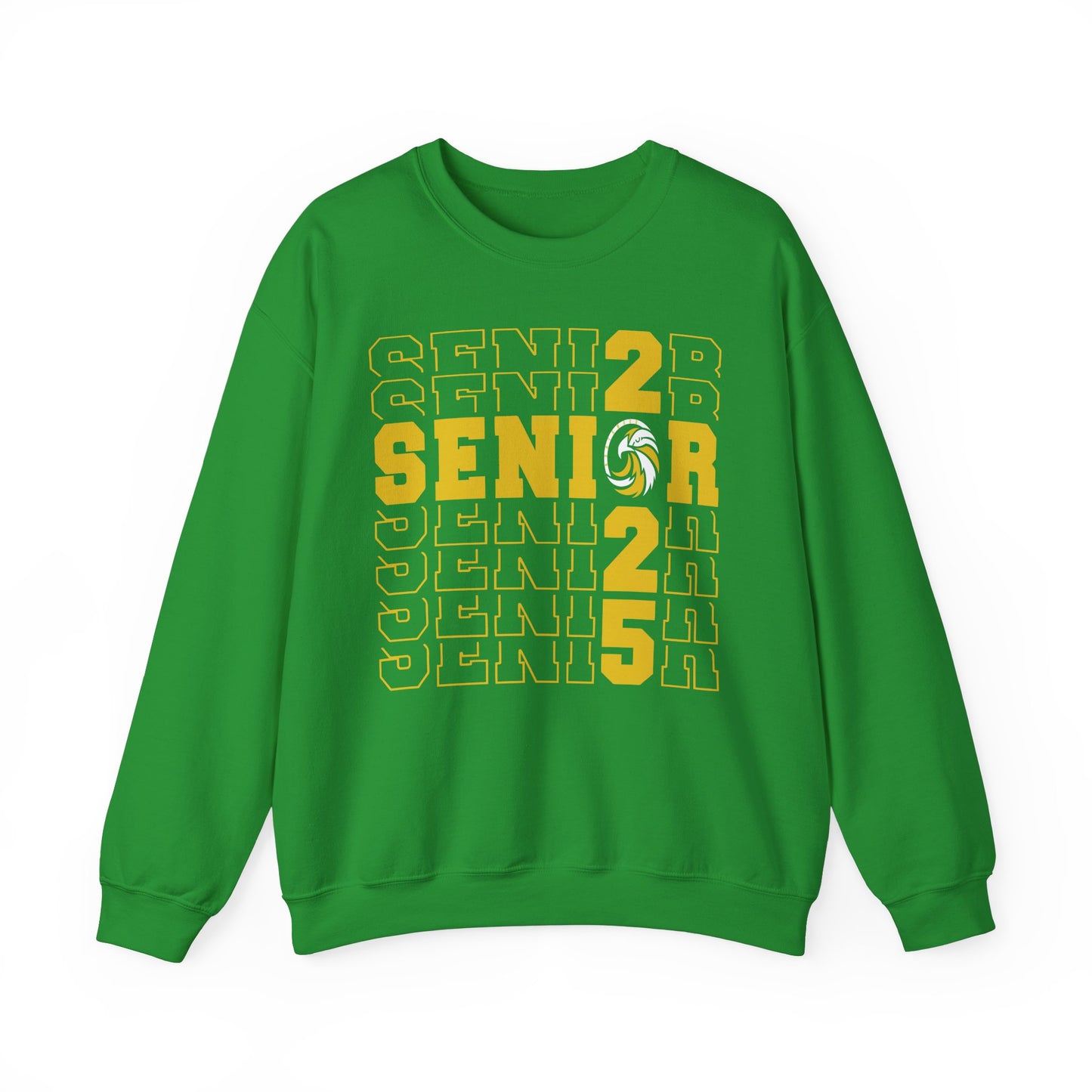 Seniors Cross Stacked c/o 2025 - Gildan Unisex Heavy Blend™ Crewneck Sweatshirt