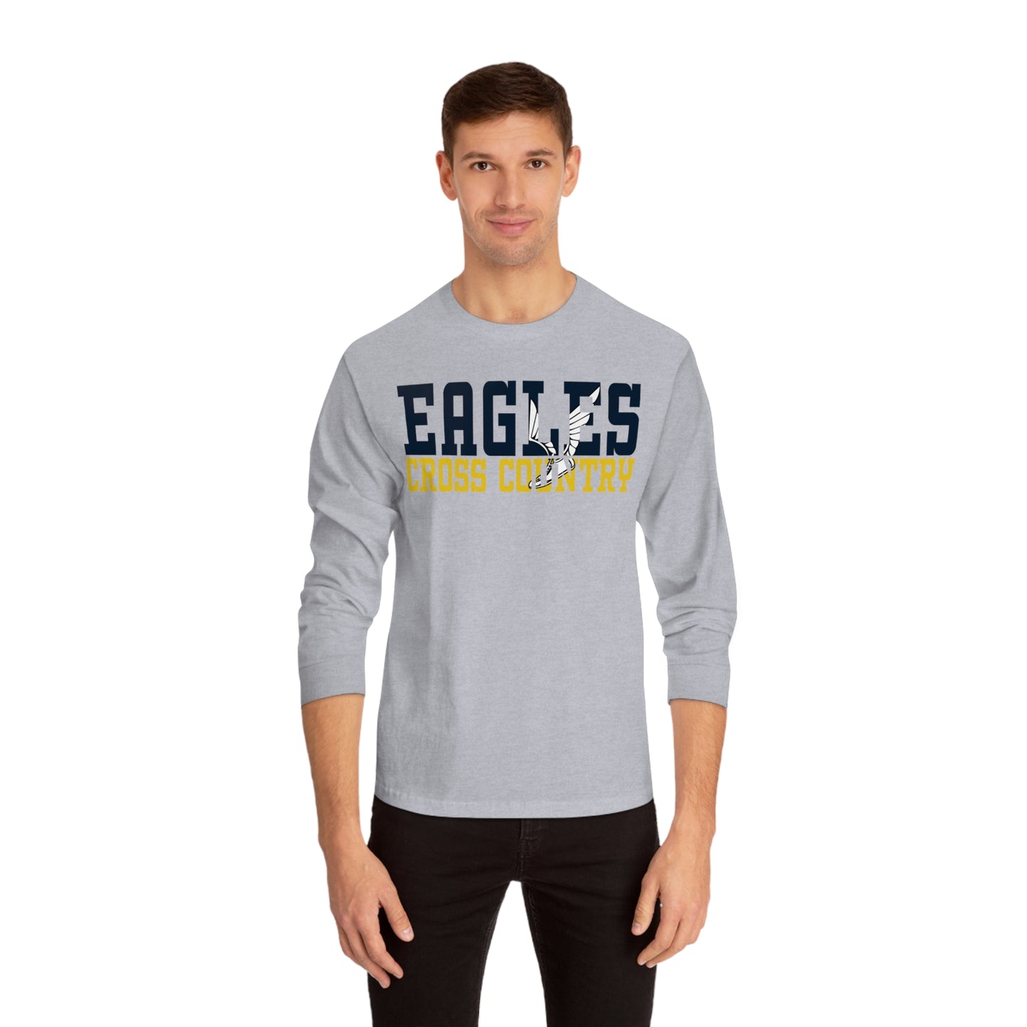 Cross Country Cutout - American Apparel Unisex Classic Long Sleeve T-Shirt