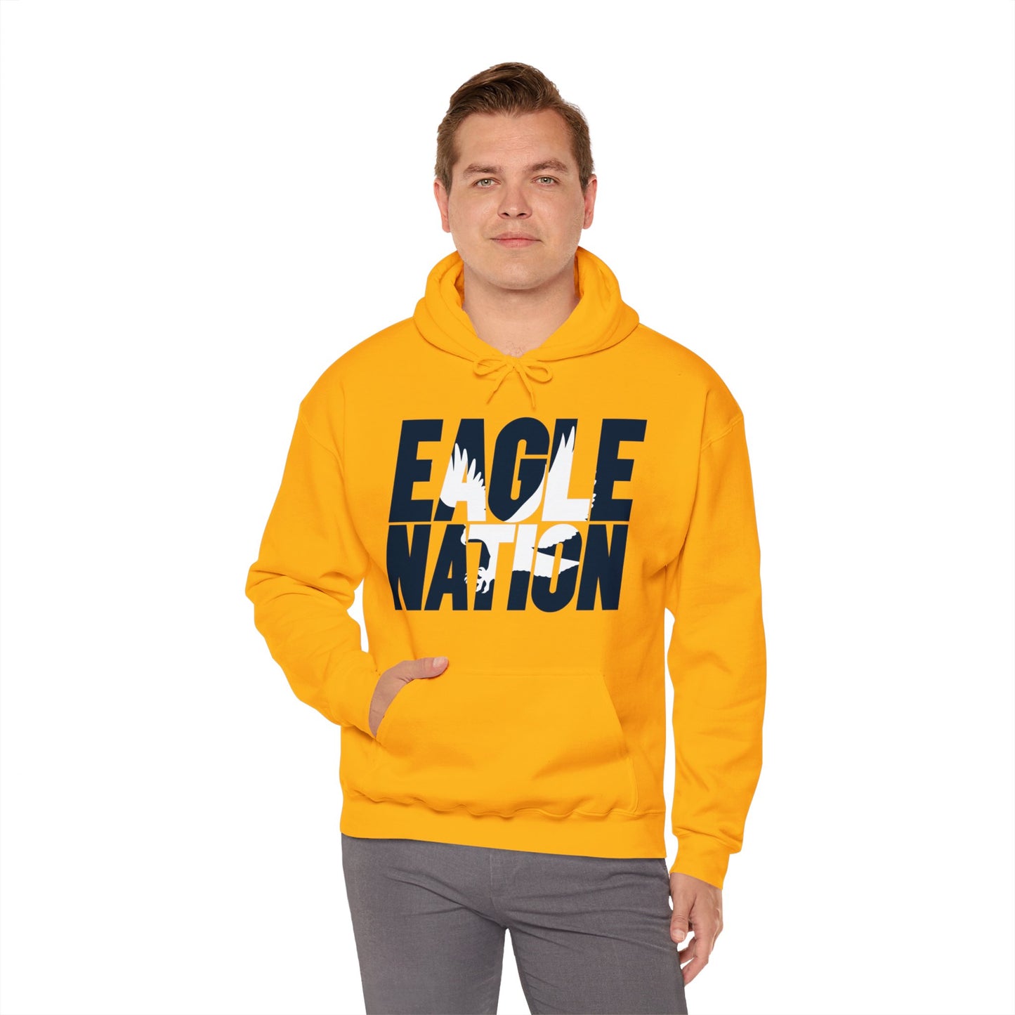 Eagle Nation - Gildan Unisex Heavy Blend™ Hooded Sweatshirt