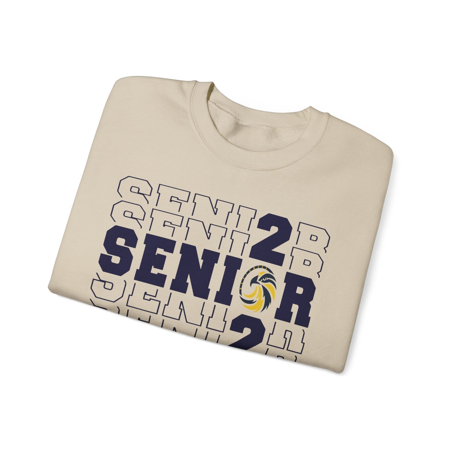 Seniors Cross Stacked c/o 2025 - Gildan Unisex Heavy Blend™ Crewneck Sweatshirt