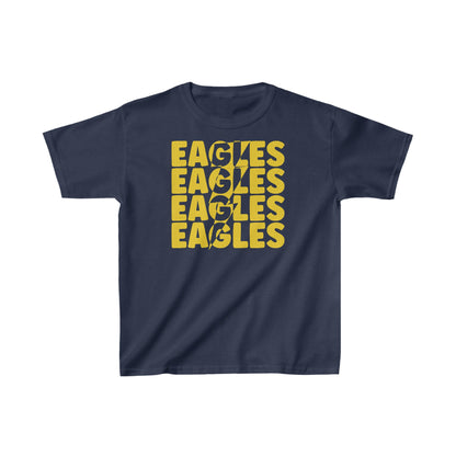 Lightning Bolt Eagle - Gildan Kids Heavy Cotton™ Tee