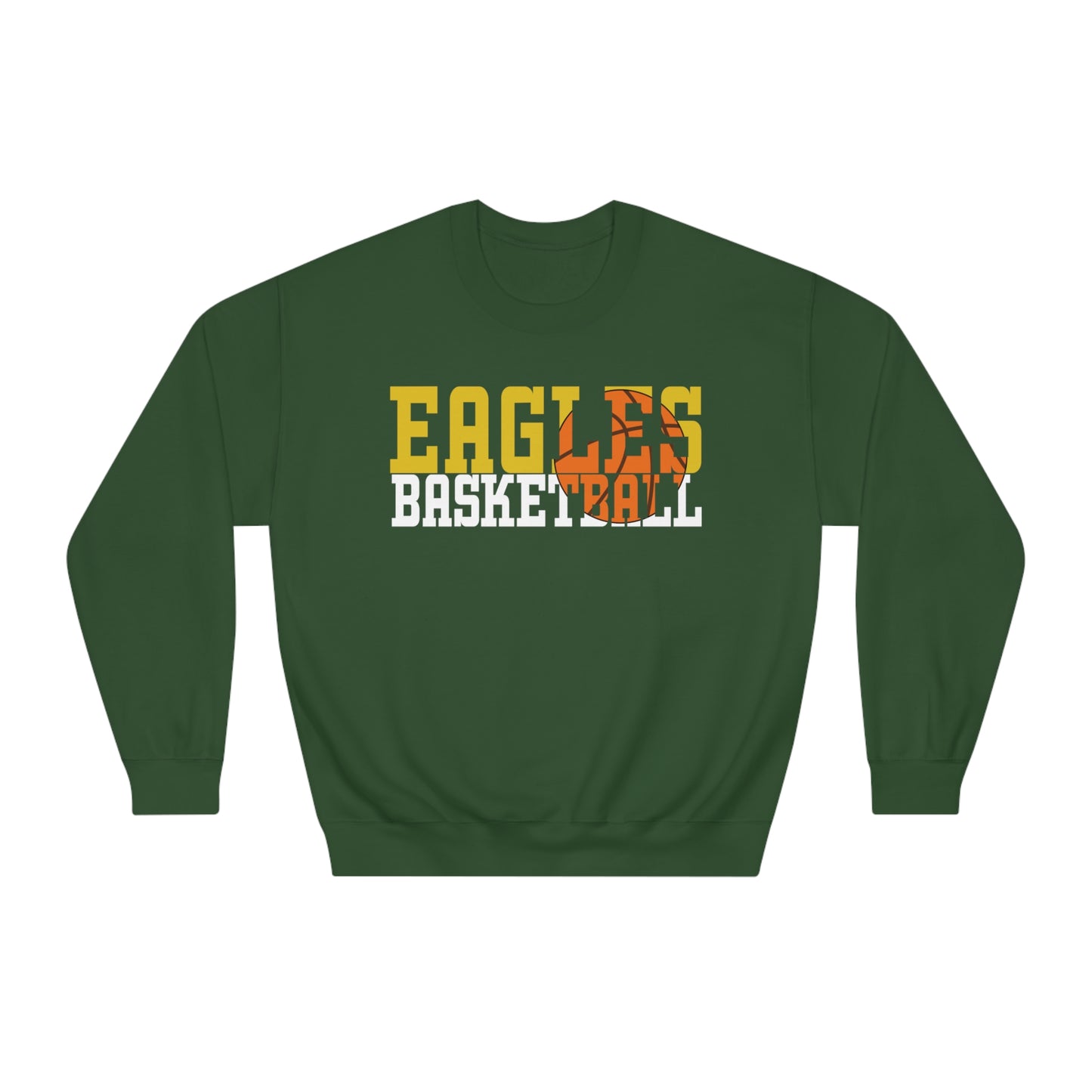 Basketball Cutout - Gildan Unisex DryBlend® Crewneck Sweatshirt