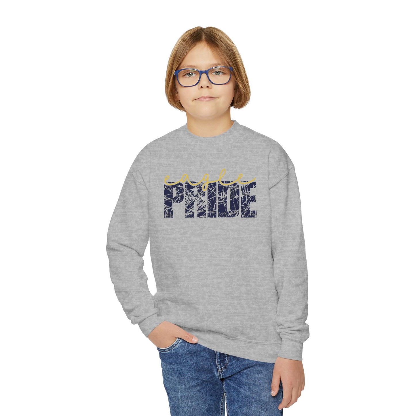 Eagle Pride - Gildan Youth Crewneck Sweatshirt