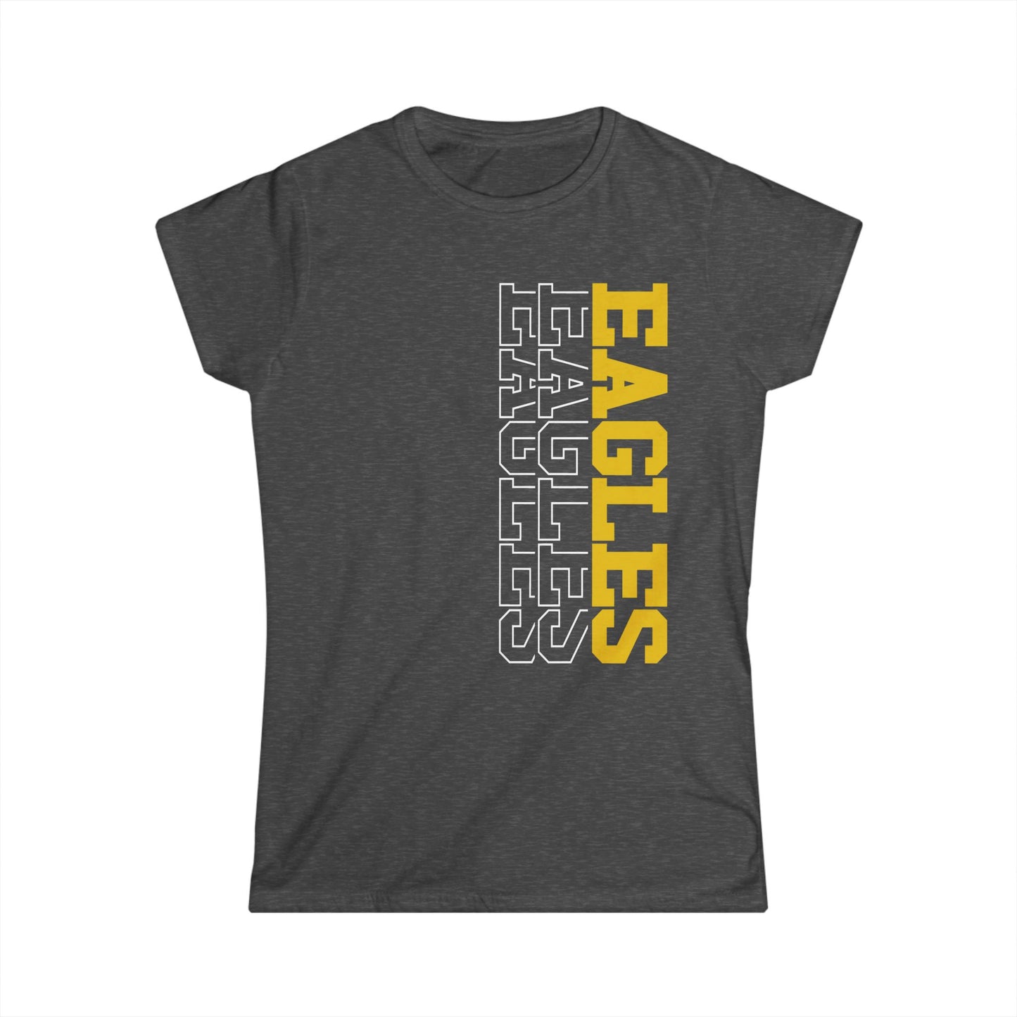 Sideways Eagles - Gildan Women's Softstyle Tee