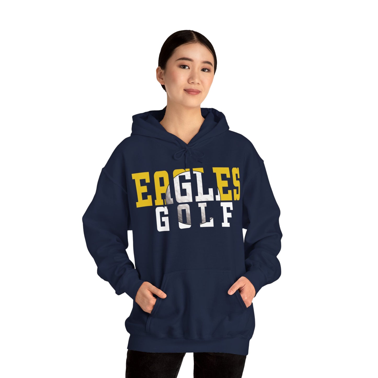 Golf Cutout - Gildan Unisex Heavy Blend™ Hooded Sweatshirt