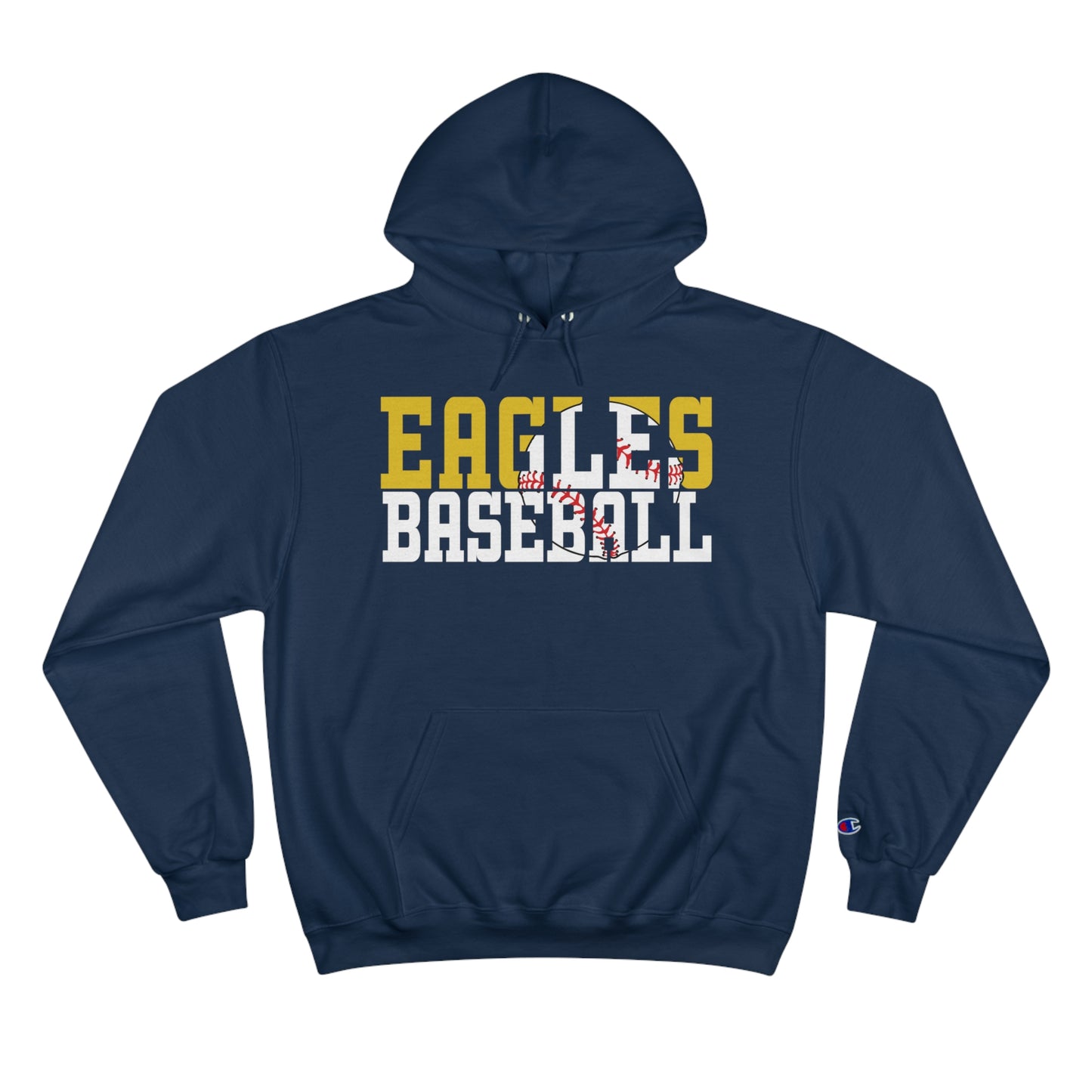 Baseball Cutout - Champion Hoodie