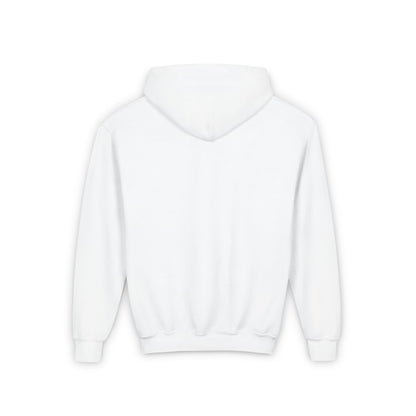 Softball Cutout - Gildan Youth Heavy Blend Hooded Sweatshirt