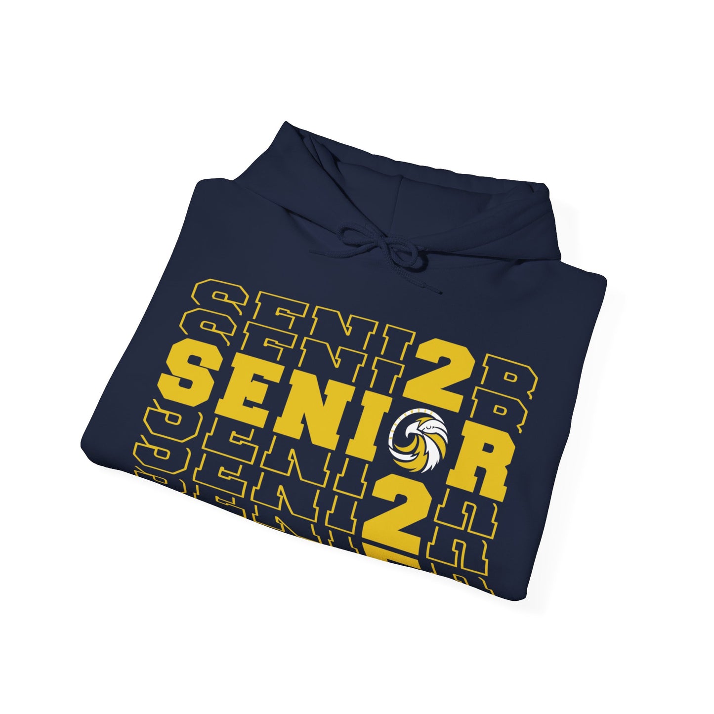 Seniors Cross Stacked c/o 2025 - Gildan Unisex Heavy Blend™ Hooded Sweatshirt