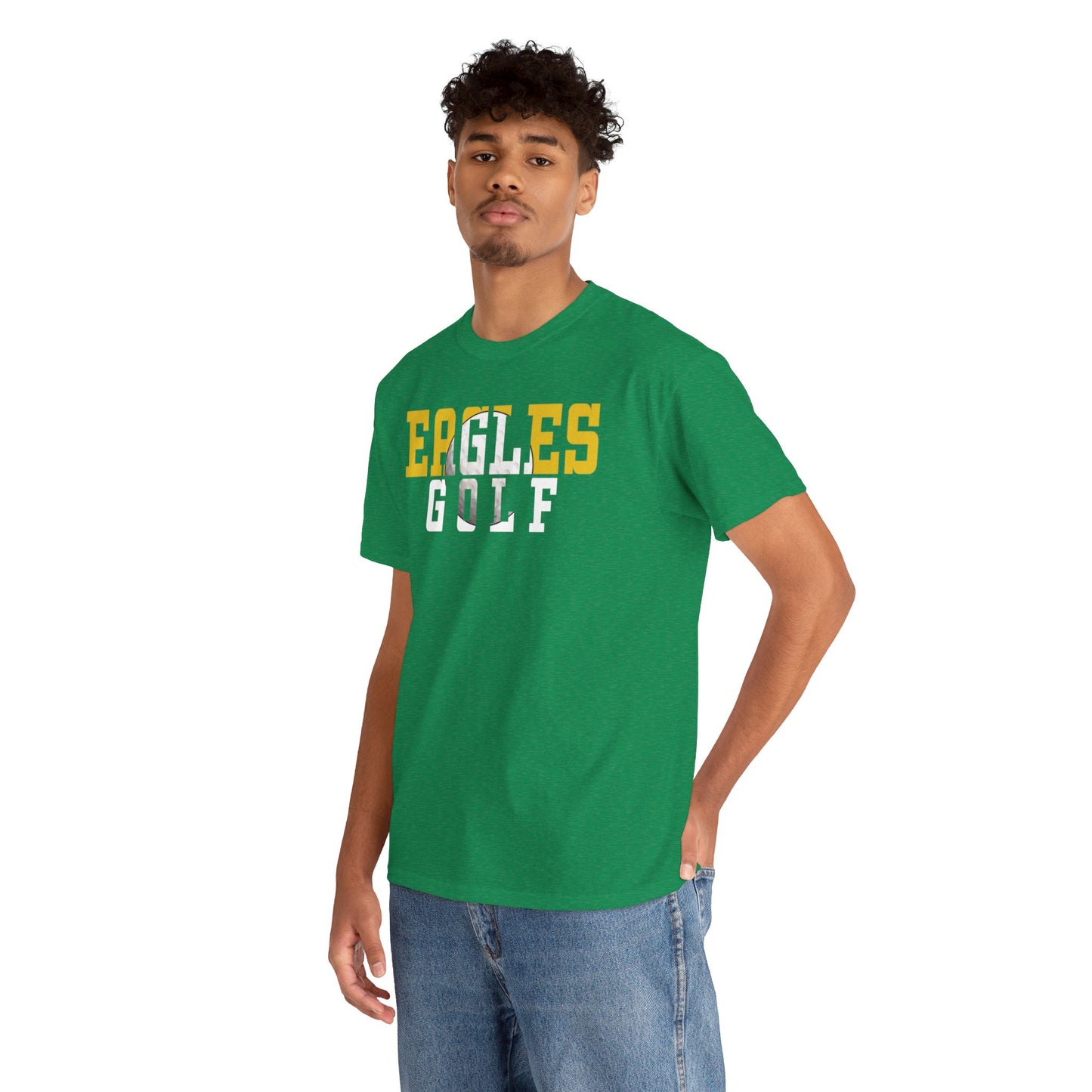 Golf Cutout - Gildan Unisex Heavy Cotton Tee