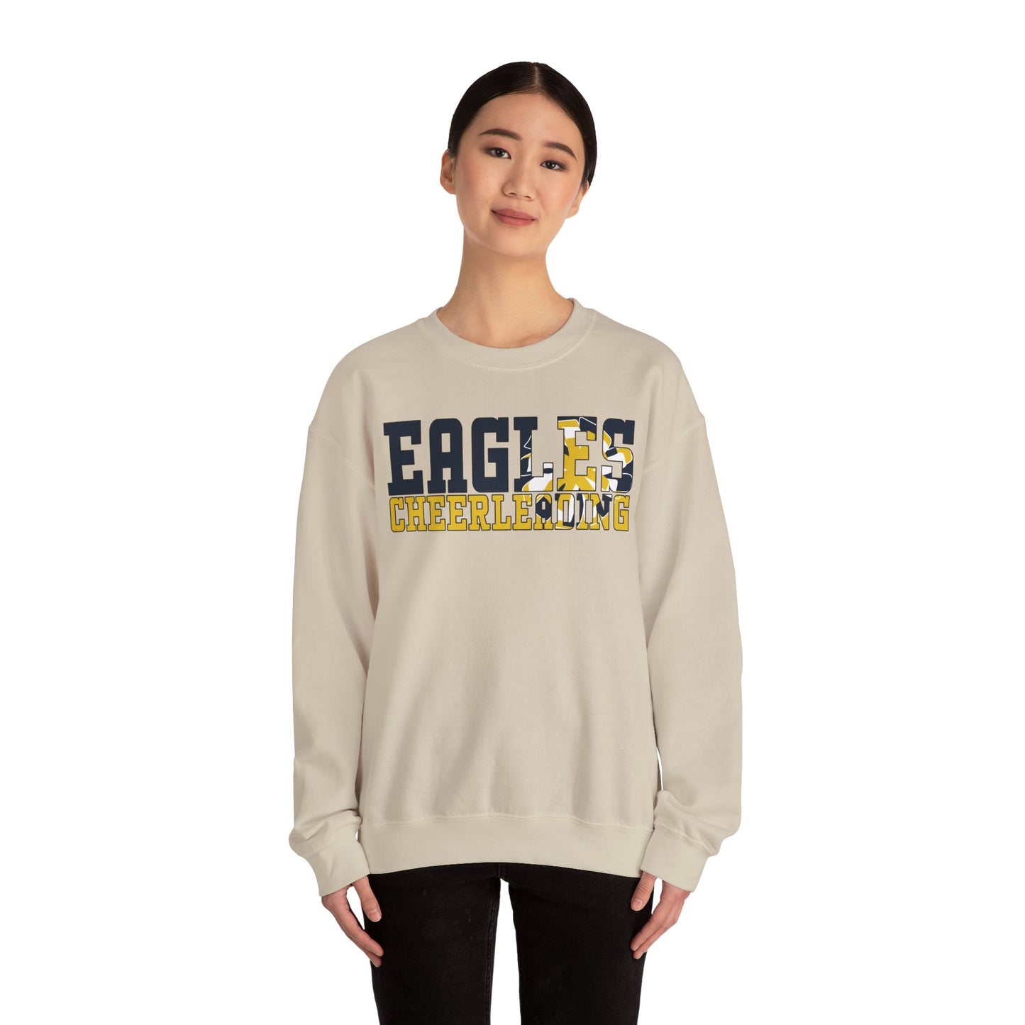 Cheerleading Cutout - Gildan Unisex Heavy Blend™ Crewneck Sweatshirt