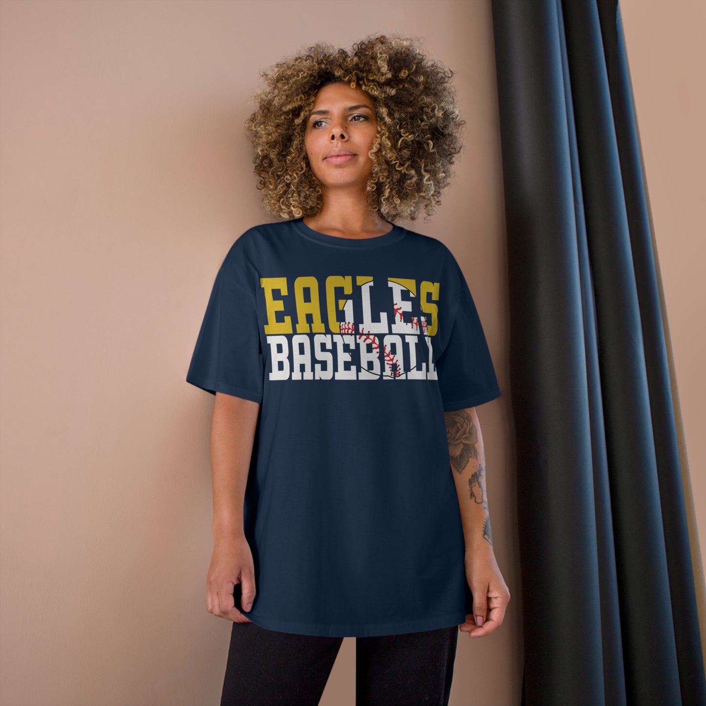 Baseball Cutout - Champion T-Shirt