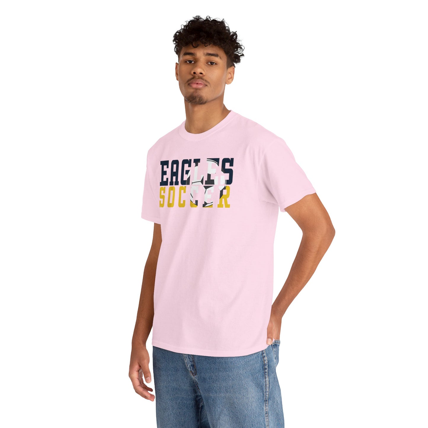 Soccer Cutout - Gildan Unisex Heavy Cotton Tee