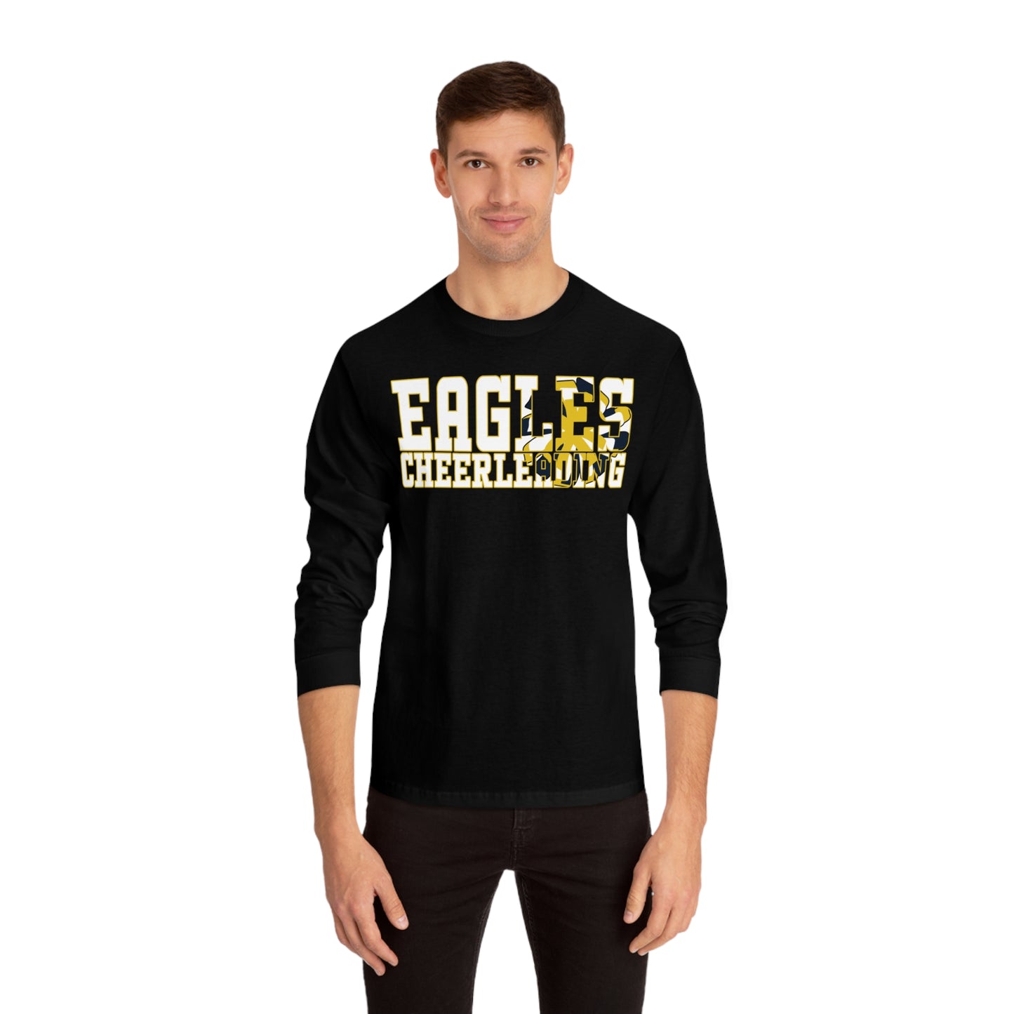 Cheerleading Cutout - American Apparel Unisex Classic Long Sleeve T-Shirt