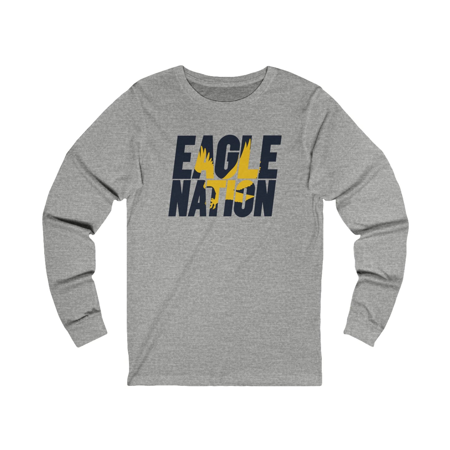 Eagle Nation - Bella Canva Unisex Jersey Long Sleeve Tee