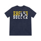 Soccer Cutout - Bella+Canva Unisex Triblend Tee