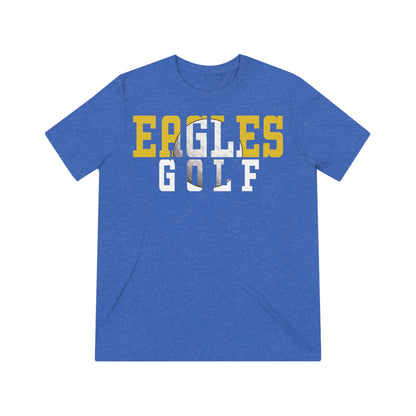 Golf Cutout - Bella+Canva Unisex Triblend Tee