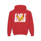 Eagle Nation - Gildan Youth Heavy Blend Hooded Sweatshirt